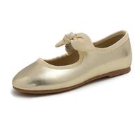 Feversole Bailarinas Niña de Vestir - Zapatos Cómodos para Ceremonias - Ballet Flats