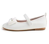 Feversole Cute Bow Bailarinas Niña de Vestir - Zapatos Cómodos para Ceremonias - Ballet Flats