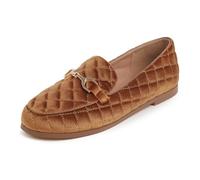 Feversole Mocassini da Donna Alla Moda, comodi, trapuntati, con Fibbia, Trapuntato Velluto CAM, 41 EU