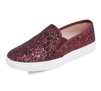 Feversole Women's Fashion Glitter Slip On Casual Flat Loafers,Sneakers Slip-on Alla Moda per Mocassini Piatti Casual da Donna