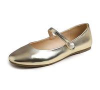Feversole Women's Soft Breathable Mary Jane ，Mujer Zapatillas Merceditas De Lona Mary Jane