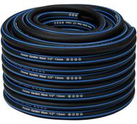 Fevone Manguera jardin 30 metros 13 mm 1/2 pulgadas, 4 capas, 25 bar, resistente y duradera, para exteriores, compresor, manguera de jardín flexible, resistente,Gurable
