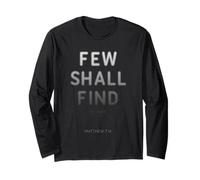 Few Shall Find it - Matthew 7:14 Jesus Quote Salvation Faith Manga Larga