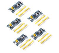Fewb 5 Uds Arm STM32F103C8T6 STM32 Módulo de Placa de Desarrollo de Sistema Mínimo, 40 Pines STM32F103C8T6 Módulo de Placa de Aprendizaje Central Interfaz Mirco USB SWD