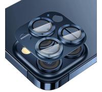 Fewdew Protector de Lente Cámara para iPhone 15 Pro y iPhone 15 Pro Max, Cristal Vidrio Templado 9H,Anti-Arañazos, Amigable para Fundanda