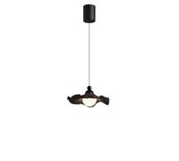 FEWDSCA Creativo Led,Beige Creativo Sombrero de Paja Resina Colgante Luz Colgante Luz,Interior Ajustable de Altura Del Techo Luminaria para Cocina Isla Comedor/Oscuro