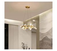 FEWDSCA Decoración de la Luz Del Techo Luces Colgantes, Lujo Lámpara de la Sala de Estar, Lámpara Del Dormitorio, Luz Del Techo, Iluminación Interior/12 Cabezas