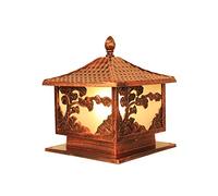 FEWDSCA Europa Al Aire Libre Impermeable a Prueba de Lluvia Columna de Luz Puerta Luz Jardín Decoración de la Luz de la Pared Del Hogar Pilar Lámpara Pared Extremo Patio Luz Poster Balcones/25Cm