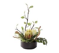 FEWDSCA Flores Artificiales Flor de Seda Artificial Bonsai Ornamentos Sala de Estar Moderna Oficina Del Hotel Balcón Decoración de Flores Falsas Flores Falsas