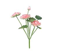 FEWDSCA Flores Artificiales Flores Artificiales Loto Artificial Realistas Almohadillas de Lirio Deua Hojas Flotantes Espuma Lotos para Jardín Koiscado Estanque Acuario Piscina Boda/C. B./1