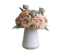 FEWDSCA Flores Girasol Ramo de Flores Artificiales Mesa de Café Interior Ornamento de Flores Falsas Mesa de Comedor Decoración de Flores de Seda Flores Falsas/Rosa