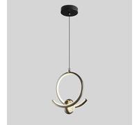 FEWDSCA Iluminación Colgante Dormitorio Junto a la Camaqueña Luz Colgante Lámpara Contemporánea Comedor Luz Colgante Cocina Isla Iluminación Colgante/Oscuro/6000K