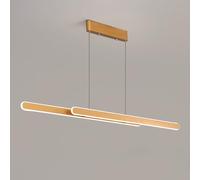 FEWDSCA Lamp 47.2"Light, Ultra-Thin Metal Hangingp with Acrylic Shade,D Linear Ceilingps, Modern Led 48W, Diniroom Decolightidrop Lights/Luz Neutral