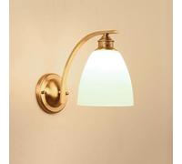 FEWDSCA Lámpara de Pared Dere Completa Lámpara de Lado de Cama de Dormitorio Europeo Instalación de Iluminación Decorativa de Vidrio Esmeriladoe27 Light,Instalaciones de Techo