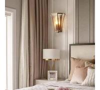 FEWDSCA Lámpara de Pared Moderna Dere Sconce Estilo Rústico Lámpara de Pared de Vidrio Llevó Accesorios de Iluminación Montados en la Pared, Accesorios de Techo de Lámpara