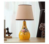 FEWDSCA Lámparas de Escritorio,Lámpara de Lectura Lámpara de Escritorio Llevó la Sombrilla de la Lámpara de la Cama Del Dormitorio,Bombilla en Espiral E27 Aplicable 110V ~ 240V para la Lámpara de Mesa