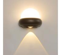 FEWDSCA Las Luces Modernas Al Aire Libre de la Pared Led Impermeable Accesorio Cálido Montado en la Pared Exterior Exterior de la Lámpara de la Pared Patio Trasero, Pasillo, Puerta de la Casa