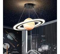 FEWDSCA Lightiastronaut Modern Light, Led Kids Room Planet Hanging, Nursery Ceiling, Led Children's Roomp/a Orae
