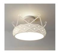 FEWDSCA Lighticrown Led Ceilingp 's Room Master Bedroom Girl Princess Roomp Led Ceiling, Modern Liviroom Crystal Ceililight/Bianco/a