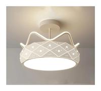 FEWDSCA Lighticrown Led Ceilingp 's Room Master Bedroom Girl Princess Roomp Led Ceiling, Modern Liviroom Crystal Ceililight/Bianco/C. B.