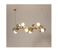 FEWDSCA Lightiloled Glass Ball G9D Compatible with over the Table Kitchen Diniroom Barp, Modern Liviroom Crystal Ceililight/Color/6 Cabezas