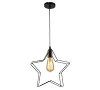 FEWDSCA Luces Colgantes de Dormitorio Estrellas Industriales Lámpara de Lámpara de Lámpara de Techo de Mediados de Siglo Iluminaciónnsión de Techo Estilo Iluminación de Base E26 Ajustable para Techo P