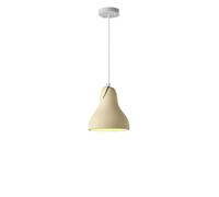 FEWDSCA Luz Colgante de Cabeza Única de la Base de la Lámpara de la Resina Frutada Creativa Moderna/Beige 20 cm