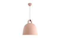 FEWDSCA Luz Colgante de Resina de Lámpara Industrial Creativa Simple Base de Luz Colgante de Cabeza Única, Luminaria de Techo de Altura Ajustable de Interior/Rosa 22Cm