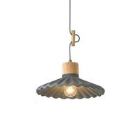 FEWDSCA Luz Colgante Interior Nórdico Hormigón Flor de Loto Vintage Restaurante Techo Colgante Lámpara Moderno Dormitorio Lámpara para la Isla de la Cocina Junto a la Cama/Gris