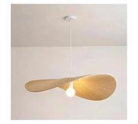 FEWDSCA Luz de Lámpara Sombrero de Tela Nórdica Luzes Colgantes Sala de Comedor Decoración de Dormitorio Lámparas Colgantes Del Balcón/Luz Caliente/Efedra60Cm