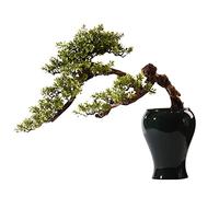FEWDSCA Simulación de Árbol Artificial Bienvenido Pino Bonsai Decoración Hotel Muebles de la Sala de Té Decoración Suave 24,4 Pulgadas Árbol de Simulación