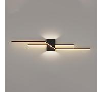 FEWDSCA Tira de Lámpara de Pared Led Moderna con Sombra De, Iluminación de Pared de la Sala de Estar Sencilla de Luces Largas Junto a la Cama Del Dormitorio/Oscuro/100 cm