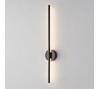 FEWDSCA Ultra-Delgado Moderno Llevó la Luz de Pared 3 Modos de Color, Diseñomalista Lámpara de Pared de Flauta Junto a la Cama/Más Abajo/105 cm
