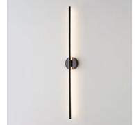 FEWDSCA Ultra-Delgado Moderno Llevó la Luz de Pared 3 Modos de Color, Diseñomalista Lámpara de Pared de Flauta Junto a la Cama/Medio/85 cm