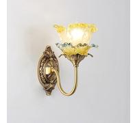 FEWDSCA Vidrio Dere Europeo Lámpara de Pared Sala de Estar Dormitorio Lado de Cama Llevó Luz de Pared Lámpara Techo Accesorios