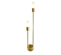FEWDSCA Vidrio Pared Sconce Lámpara Iluminación Moderna 2-Luz Tira Larga Acabado Decoración Del Dormitorio Mediados Del Siglo Luz de Pared Moderna Iluminación Única Del Baño