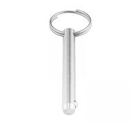 FewNvWa 1 Quick Pin Resistente en Acero Inoxidable Marino con Bola de Resorte y Cuerpo Sólido Adecuado para Equipamiento de Barcos, 2 Piezas