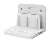 FewNvWa 1 Soporte para Router Repisa Soporte Fijación Mural Almacenamiento Caja Colocación WiFi Repisa Colgante con Ángulo Ajustable Compatible con Varios, Blanco