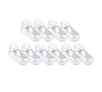FewNvWa 10 Piezas Shoe Stretcher Expositor Calcetines Botines Soporte Zapatos Bebé PVC Transparente Ajustable para Organización de Ropa Infantil Almacenes, Los 8CM