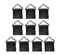 FewNvWa 10x Anillos Triangulares Hebilla Loop V-Rings para Correas Mat Accesorios,