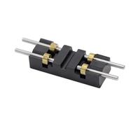 FewNvWa 2 Piezas de Accesorios para Diorama de Ferrocarril en Miniatura HO: Rodillos de Prueba de Vía de Acero Inoxidable Fáciles de Usar, Adecuados para Prue, 1 Pieza