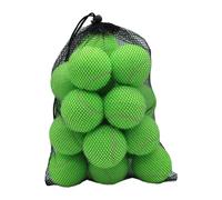 FewNvWa 20 Pelotas de Tenis, Pelotas de Entrenamiento, Pelotas para Perros, Pelotas de Entrenamiento de Fieltro de Caucho Resistentes a La Abrasión para El, Verde