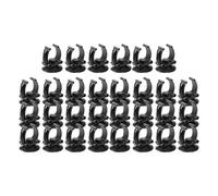 FewNvWa 30 Piezas Clips de Ventosa para Acuario Pinzas Fijadoras Tubo Soporte Barra Calefactora Compactos Material Goma PP Adecuados para Instalación en Pecer, 24 a 28 Mm