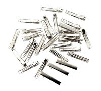 FewNvWa 30 Piezas Pinza para Cabello Pinzas de Pelo de Una Punta Clip Accesorios Hierro Seguro Adecuado para DIY Peinado Creativo Regalo Decoración, 4 cm (Paquete de 30)
