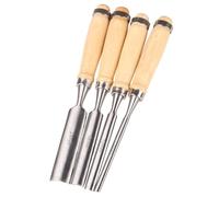 FewNvWa 4 Piezas de Cinta Desengrasante de Alta Resistencia con Mango de Madera, Segura Y Fácil de Cortar para Agarres, Adecuada para Reemplazo, 6mm 12mm 18mm 24mm