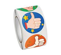 FewNvWa 500 Pegatinas Positivas DIY con El Símbolo Del Hacia Arriba, Ideales para Crear Una Mentalidad de Crecimiento, Perfectas para álbumes de Recort, 1 pulgada de diámetro