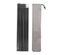 FewNvWa 8 Piezas Varillas para Toldo Varillas para Tienda de Campaña Barras para Awnings Bastones para Refugio Exterior Fabricadas en Hierro Desmontables, Negro