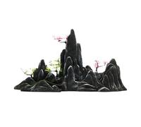 FewNvWa Adorno de Acuario con Diseño de Rocalla Y Montañosa