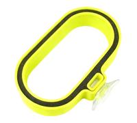 FewNvWa Anillo Alimentador para Peces Aro de Alimentación Flotante con Ventosa Firme Material de PP No Tóxico Promueve el Orden al Comer y Adecuado para, Longitud 7 Cm