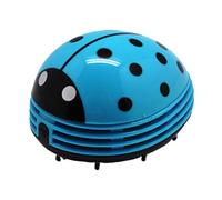 FewNvWa Aspiradora de Escritorio Mini Dispositivo Manual Recogedor de Portátil Material PP Sencillo de Operar Adecuada para Oficina Y Uso Doméstico, Azul, Individual